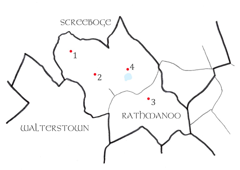 A map of Rathmanoo townland