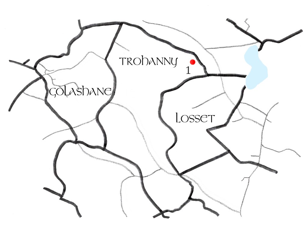 A map of Trohanny townland