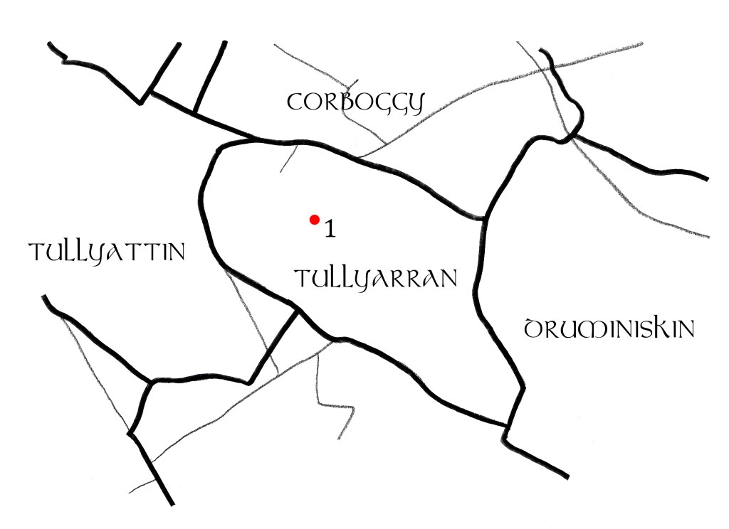 A map of Tullyarran townland