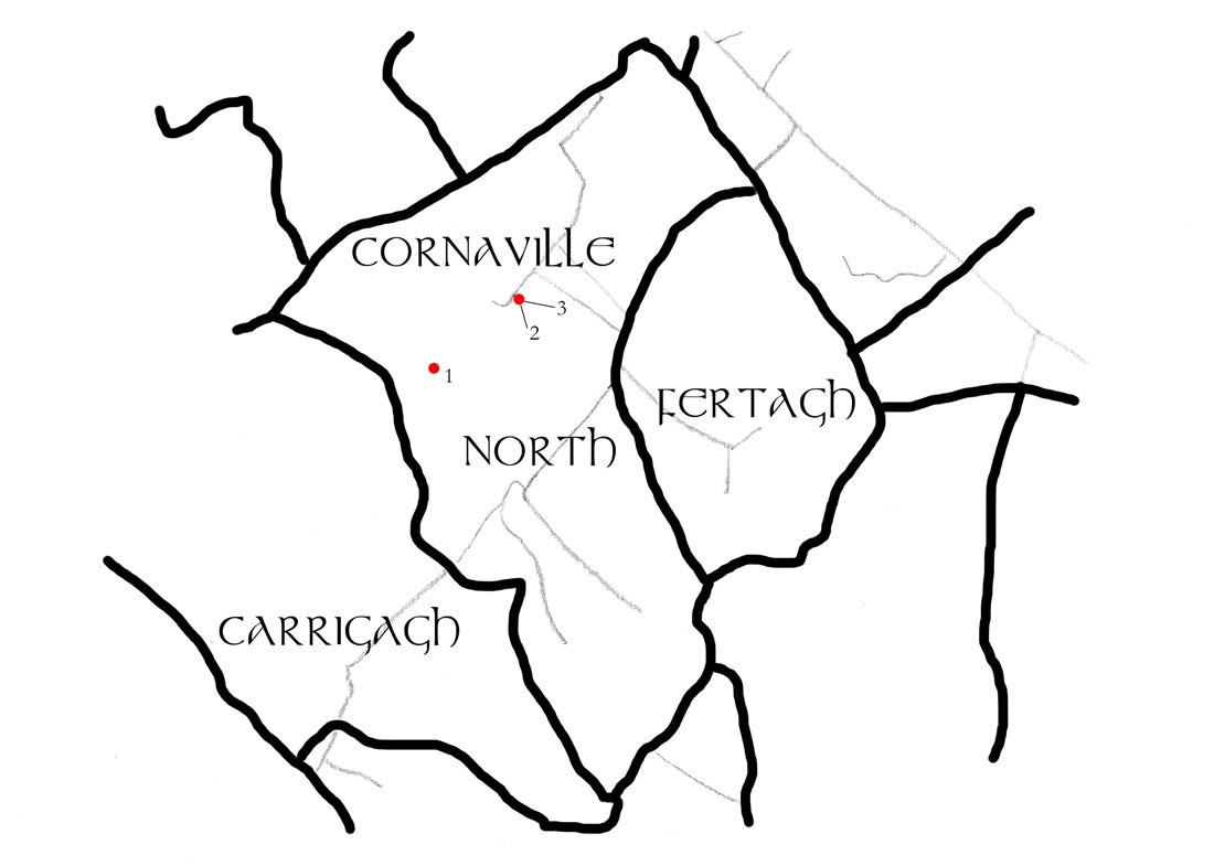 A map of Cornaville North townland